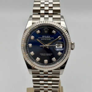 Rolex Datejust Blue Diamonds